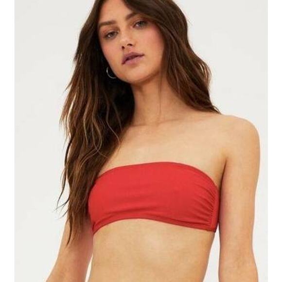 ANDIE Swim - The Bora Bora Top - Chili Pepper - Size M - NWT - Picture 1 of 5